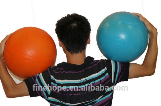 Indoor and outdoor exercise gym ball half yoga ball