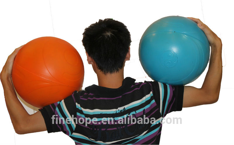 Indoor and outdoor exercise gym ball half yoga ball