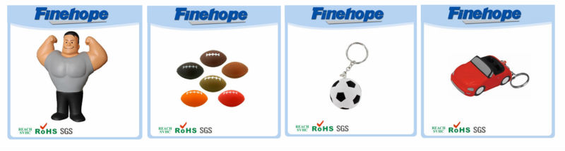 promotional key chain with stress ball