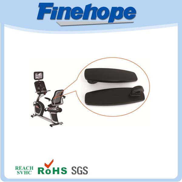 PU armrest for exercise equipment