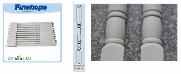 Baluster Porch PU Polyurethane Railing Baluster Balustrade Handrail OEM Customize Manufacturer