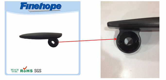 PU armrest for exercise equipment