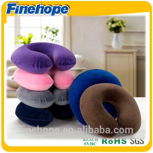 Soft memory polyurethane foam best memory foam travel neck pillow