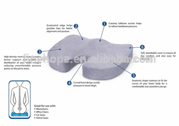 Comfortable office chair PU office seat cushion