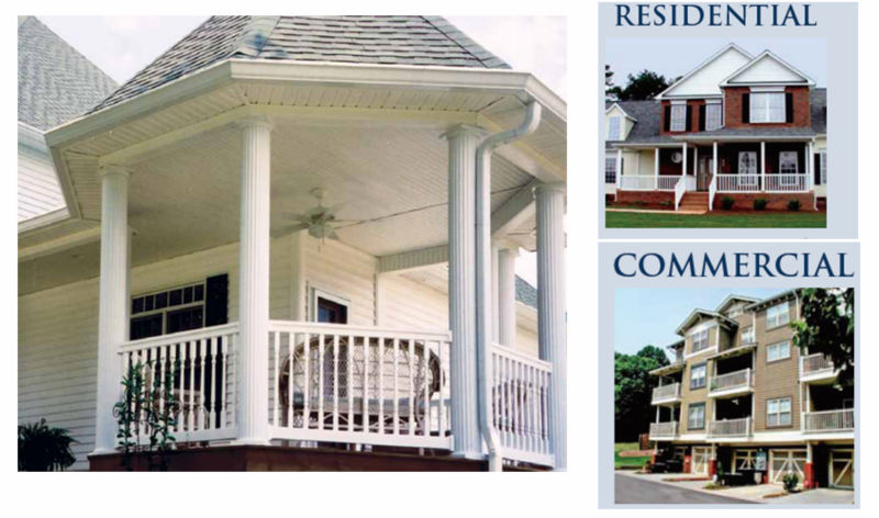 outdoor weather proof polyurethane balustrade