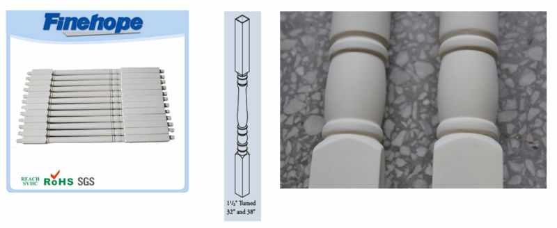 outdoor weather proof polyurethane balustrade