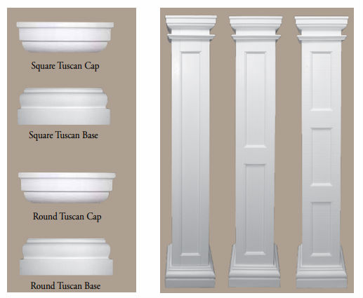 practical capital and base of roman column for sale