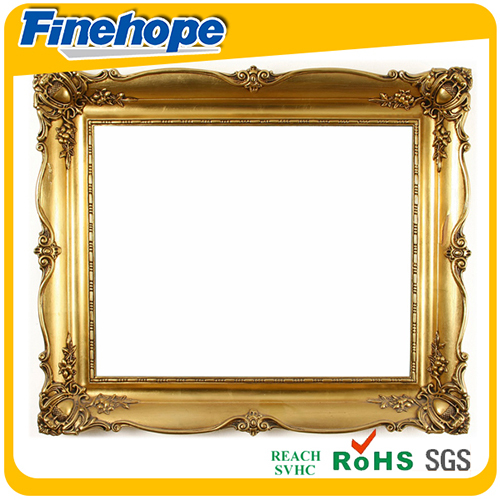 Good quality sweet pu funia oil painting antique gold frames