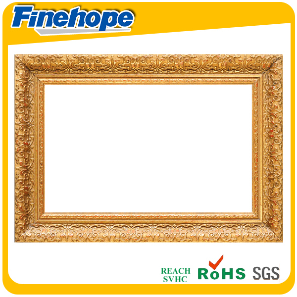 Good quality sweet pu funia oil painting antique gold frames