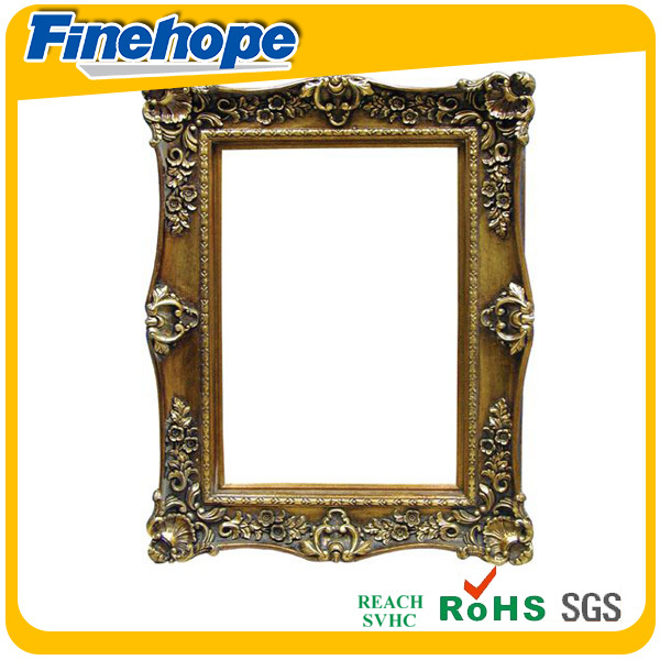 Good quality sweet pu funia oil painting antique gold frames