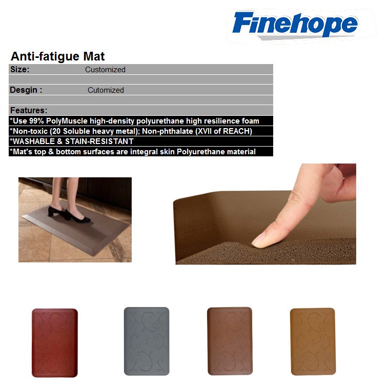 PU Polyurethane OEM Floor Kitchen mat