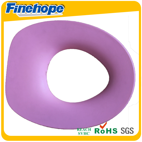 Polyurethane soft warm baby memory foam colorful european toilet seat