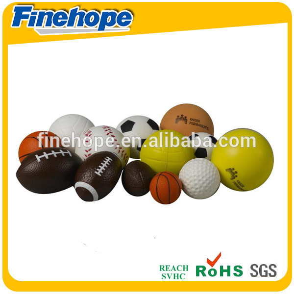 promotional pu memory foam soccer ball